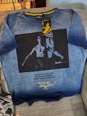 Graphic Boy's Blue Crewneck Shirt